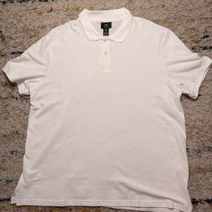 H&M Regular Fit Polo Shirt - White - Men